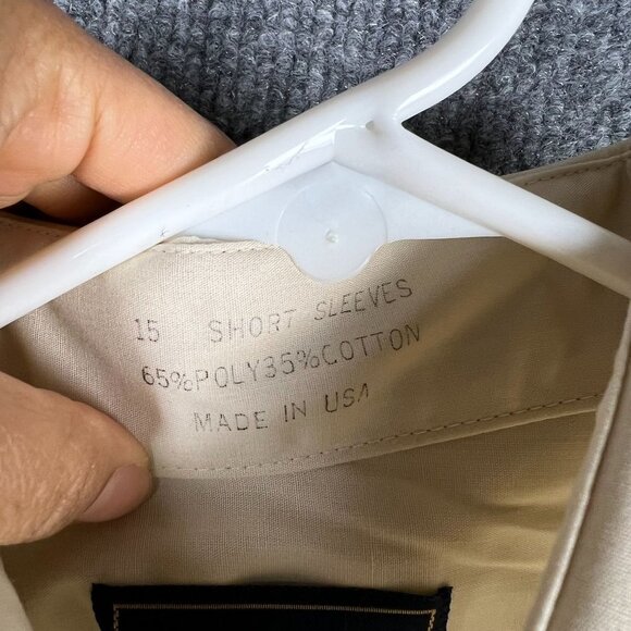 NEW 1960's‎ Van Heusen Century Mens Mod Shirt SZ 15 - Picture 5 of 9